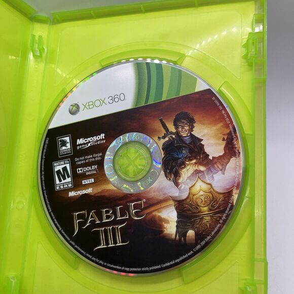 Fable 3 III (Microsoft Xbox 360, 2010) - Tested - Picture 5 of 6